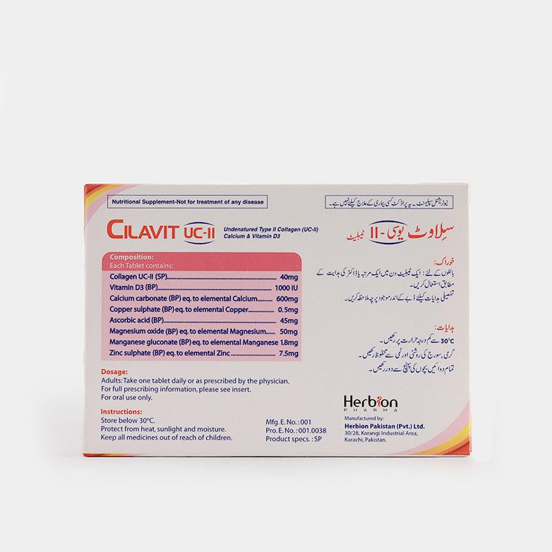 Cilavit UC–II Tablet (10 Tablets) - Herbion Naturals