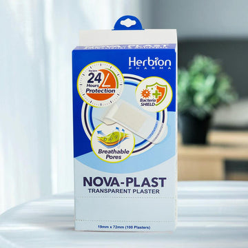 Nova-Plast Transparent Plaster (100 Plasters) - Herbion Naturals