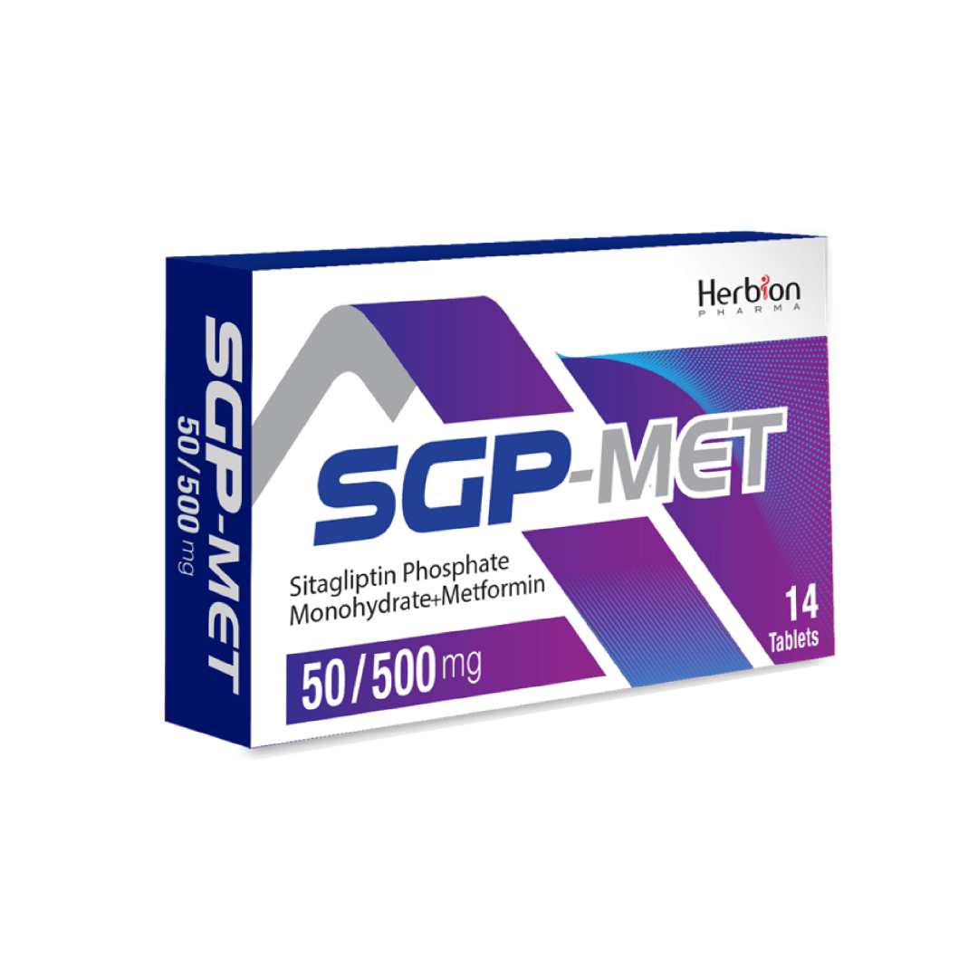 SGP-MET Tablet 50/500mg (14 Tablets) - Herbion Naturals