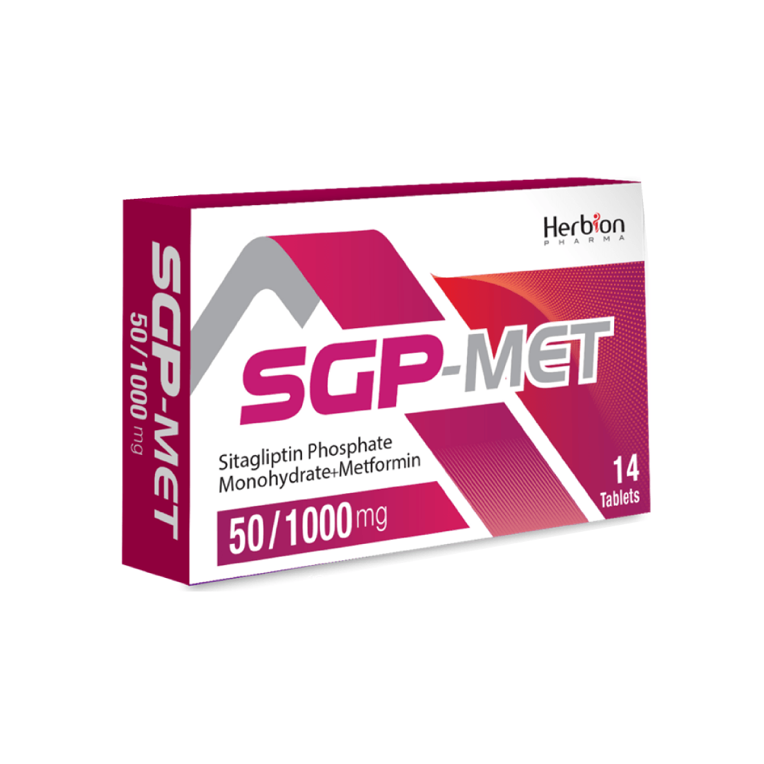 SGP-MET Tablet 50/1000mg (14 Tablets) - Herbion Naturals