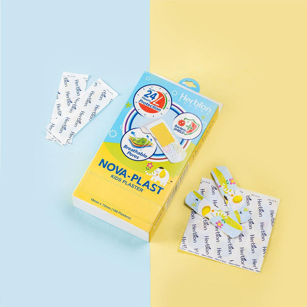 Nova-Plast Kids Plaster (100 Plasters) - Herbion Naturals