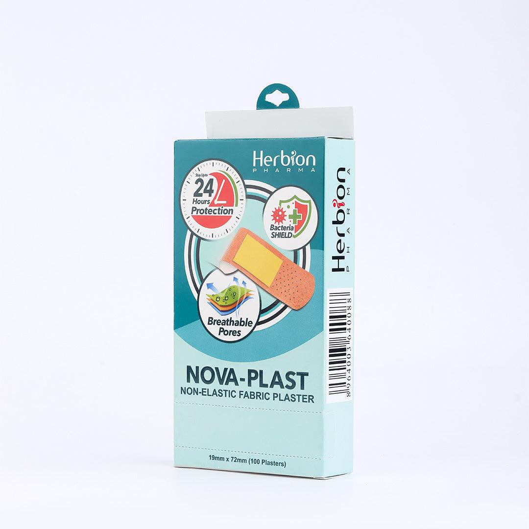 Nova-Plast Non-Elastic Fabric Plaster (100 Plasters) - Herbion Naturals