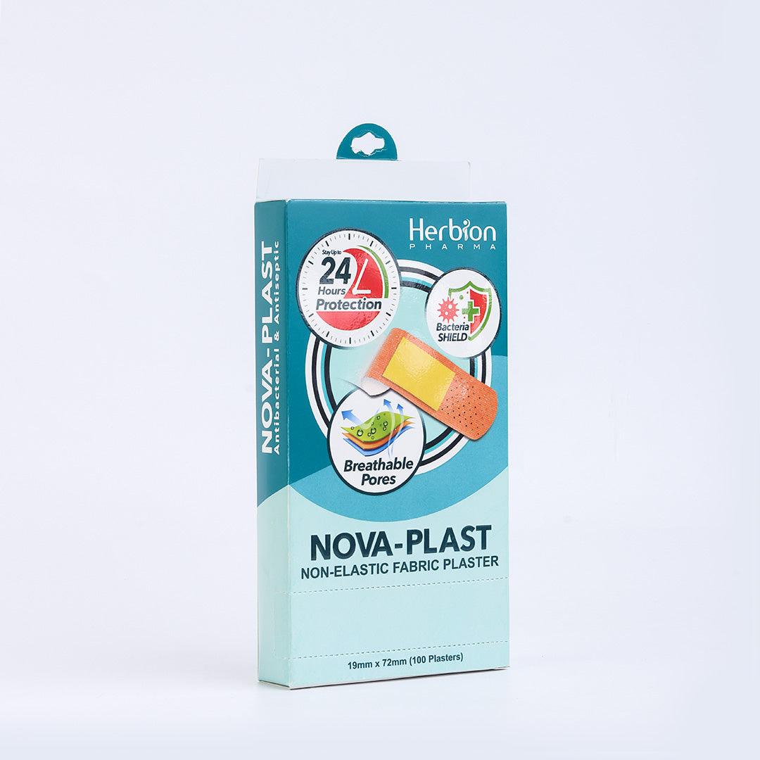 Nova-Plast Non-Elastic Fabric Plaster (100 Plasters) - Herbion Naturals