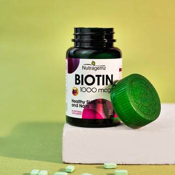 Biotin 1000mcg for Skin, Hair and Nails - Herbion Naturals