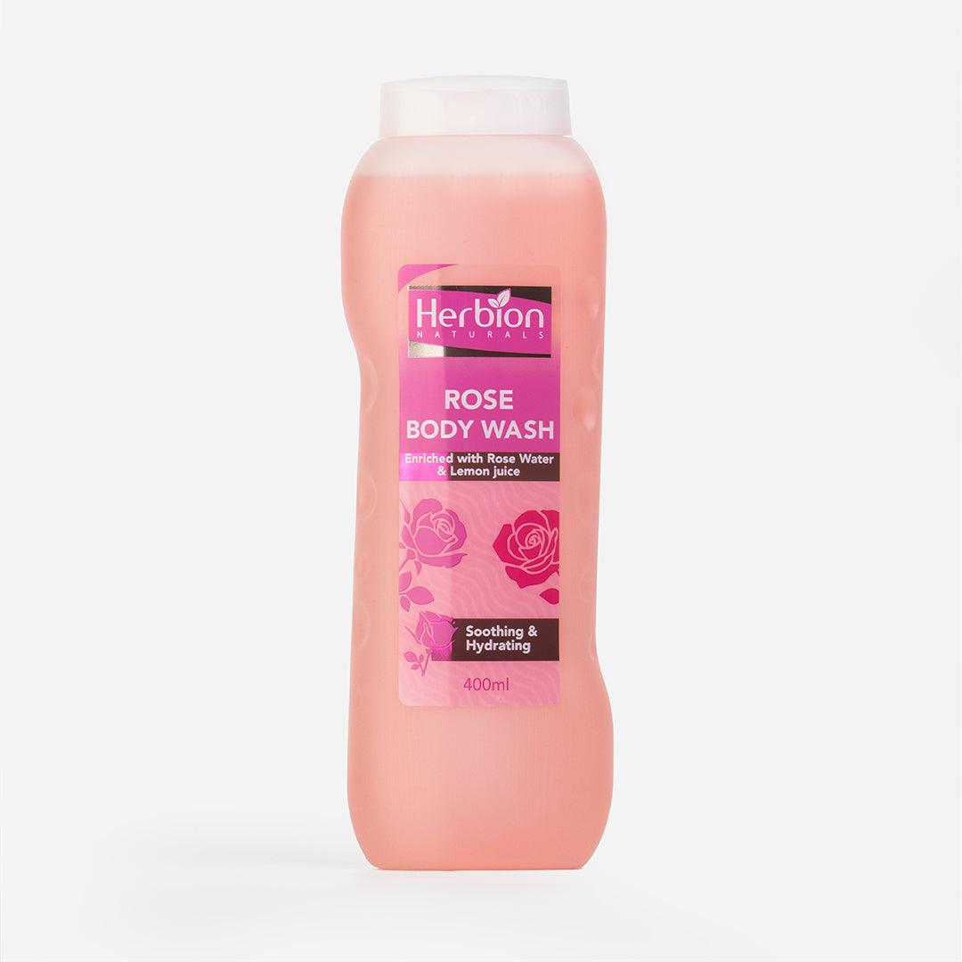 Rose Body Wash 400ml - Herbion Naturals