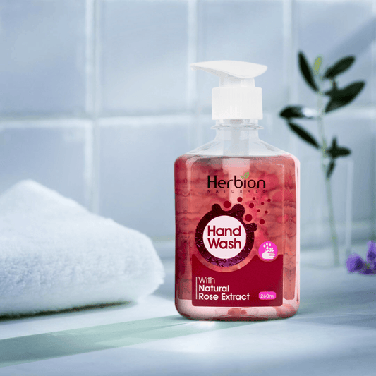 Rose Hand Wash 260ml - Herbion Naturals