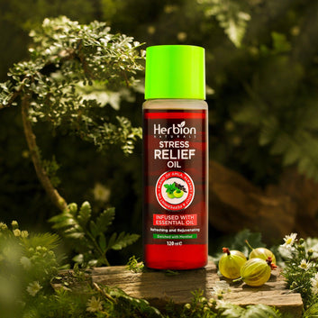 Herbion Naturals Stress Relief Oil 120ml - Pure Cold Pressed Oil - Herbion Naturals