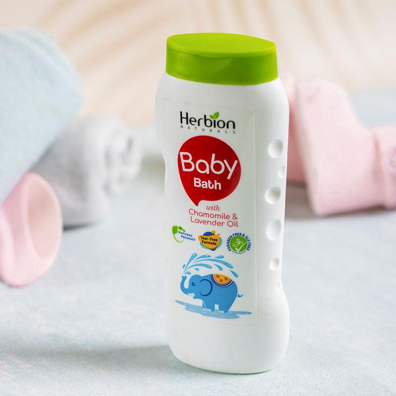 SLS Free Baby Body wash | 100% Parabens and Tear Free Formula - Herbion Naturals