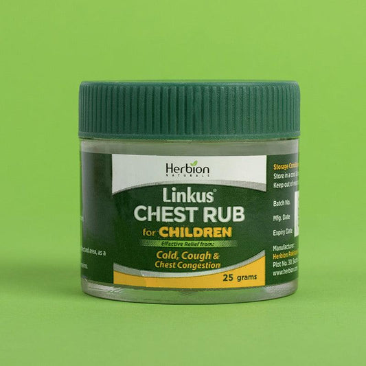 Linkus Chest Rub – For Children - Herbion Naturals