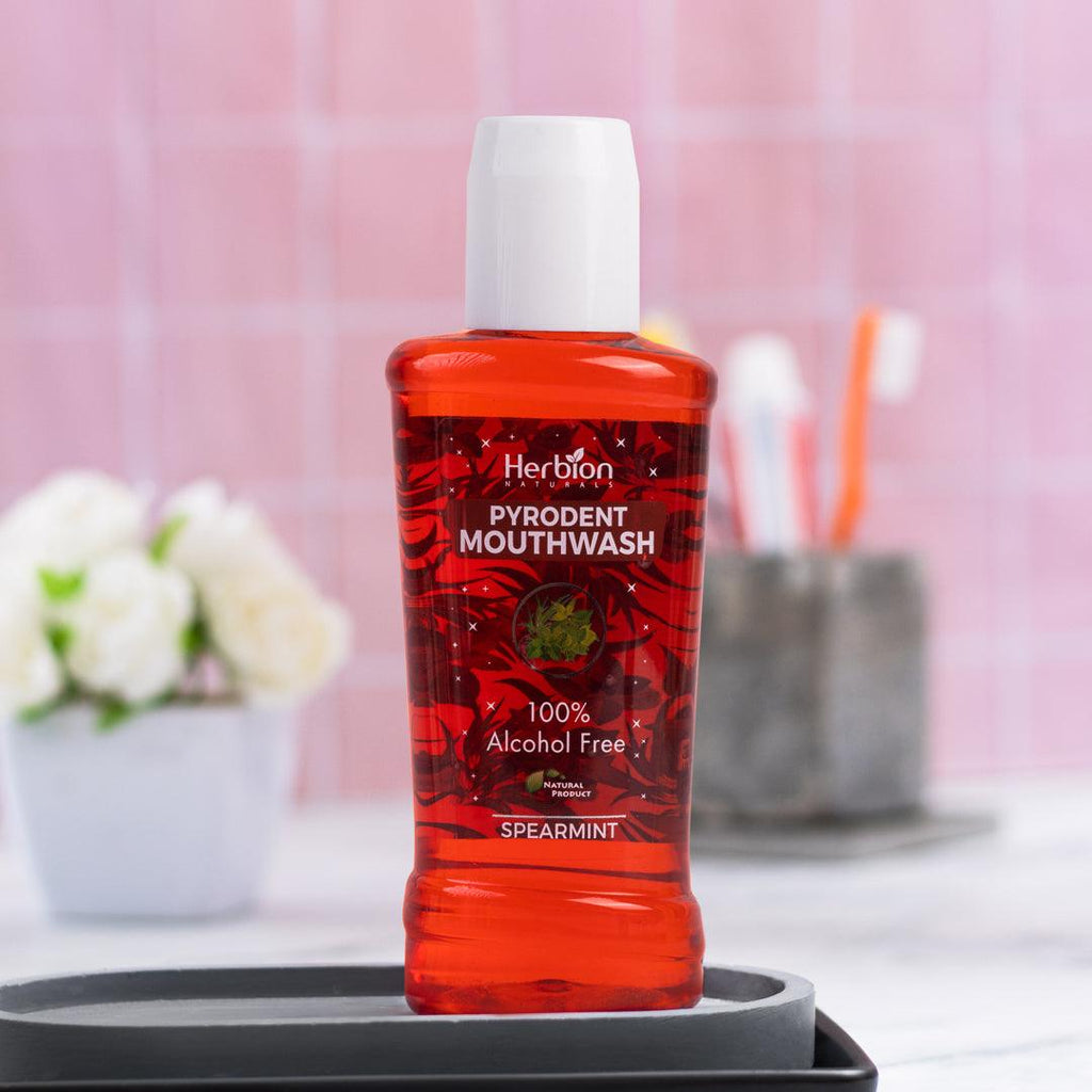 Pyrodent Spearmint Mouthwash - Herbion Naturals