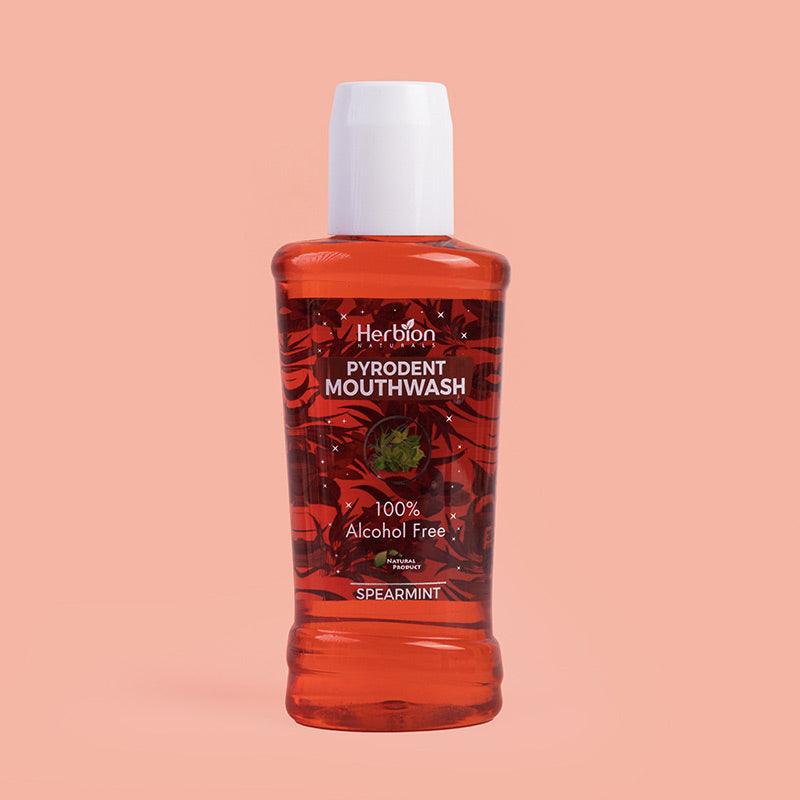 Pyrodent Spearmint Mouthwash - Herbion Naturals