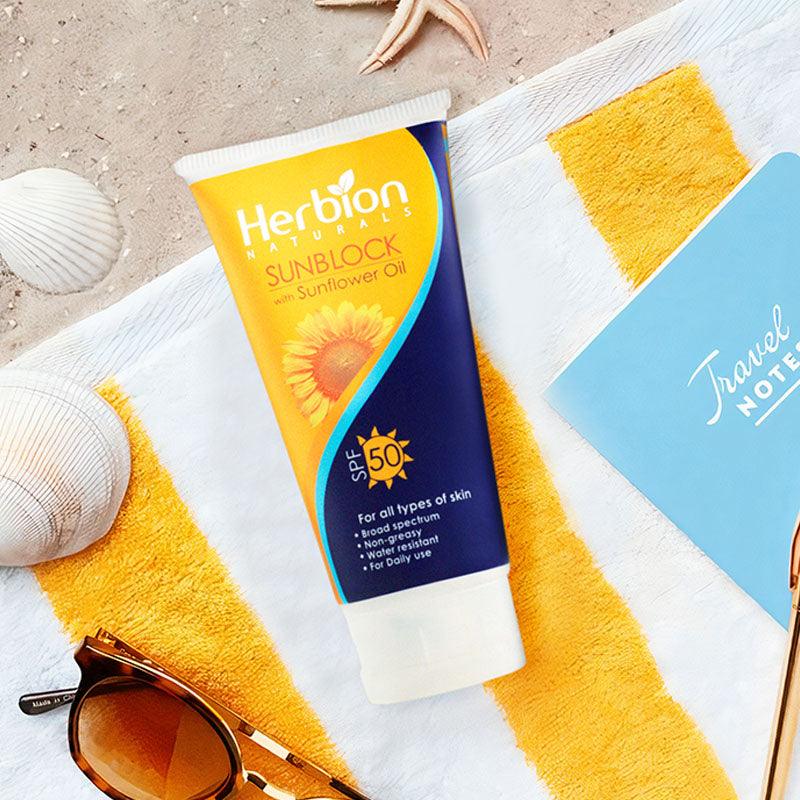 Natural sunblock on sale