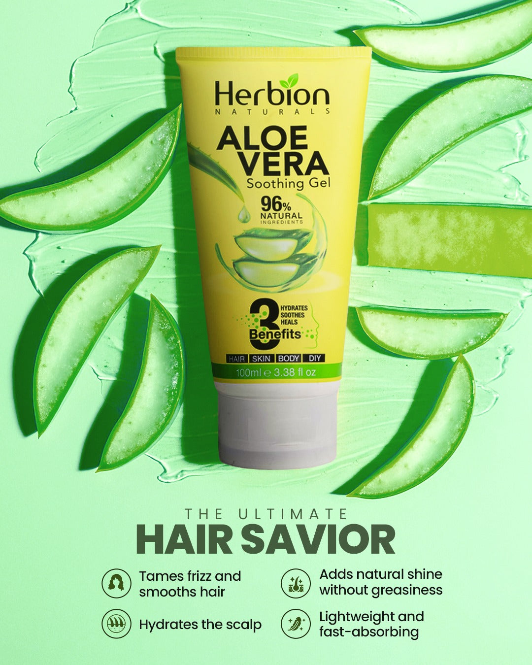 Aloe Vera Soothing Gel 100ml – Pure Nature in a Tube!