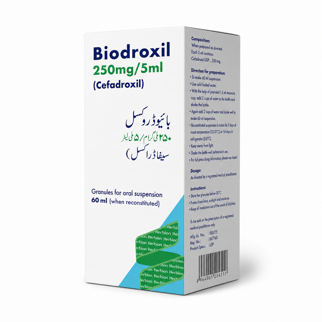 Biodroxil 250mg/5ml 60ml