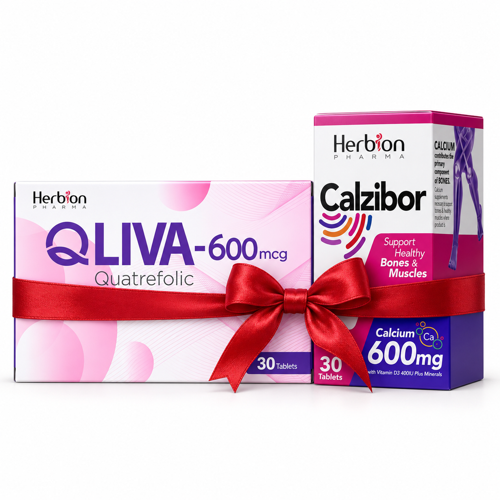 Women's Daily Wellness Bundle (QLIVA + Calzibor)