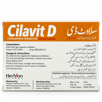 Cilavit D 200,000 IU 1 Softgel Capsule