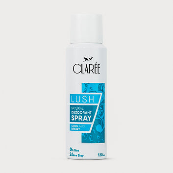 CLAREE Lush Natural Deodorant Spray - Cool and Breezy