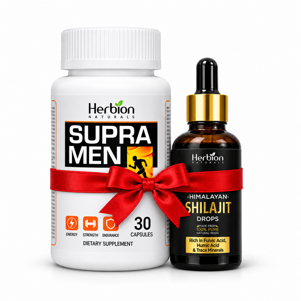 Daily Energy & Wellness Duo (Himalayan Shilajit Drops + SUPRAMEN)
