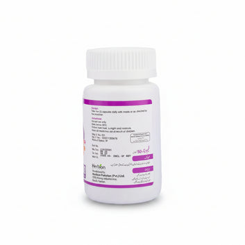 Herbion Femvita 50+ multivitamin and mineral supplement for women 50 plus, bottle view