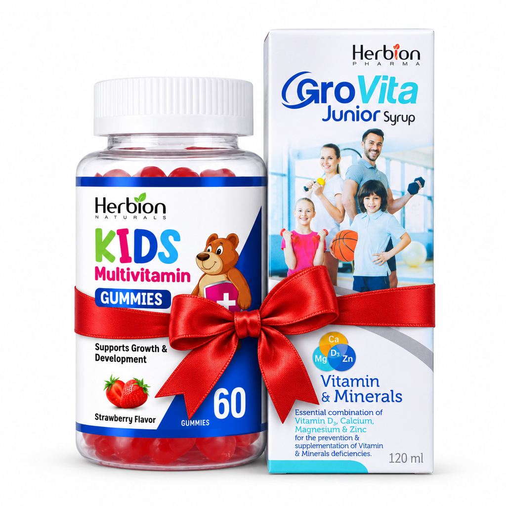 Kids Daily Nutrition Bundle (GroVita Junior + Kids Multivitamin Gummies)