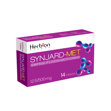 SYNJARD-MET Tablet 12.5/500mg (14 Tablets) - Herbion Naturals