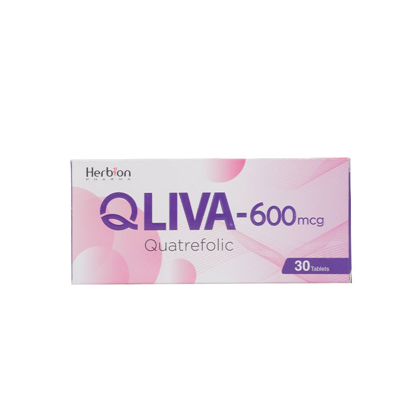 QLIVA 600 mcg (Quatrefolic) 30s