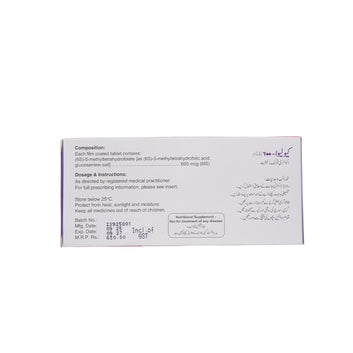 QLIVA 600 mcg (Quatrefolic) 30s