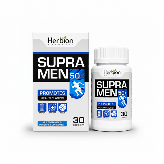 Herbion SUPRAMEN 50+ capsules with Vitamins A, C, D3, E and B-Complex