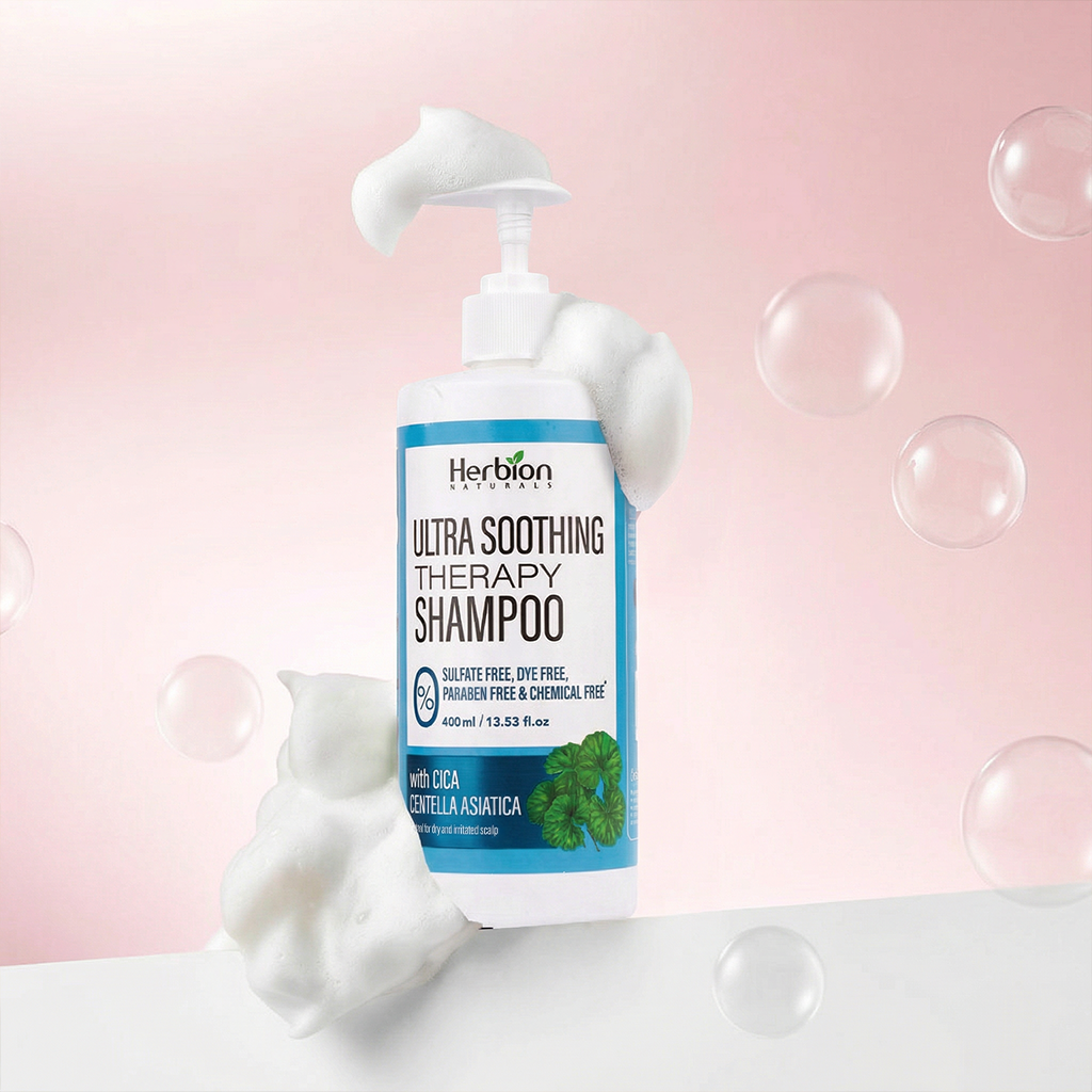 Ultra Soothing Therapy Shampoo - Sulfate Free, Paraben Free, Dye Free & Harsh Chemical Free