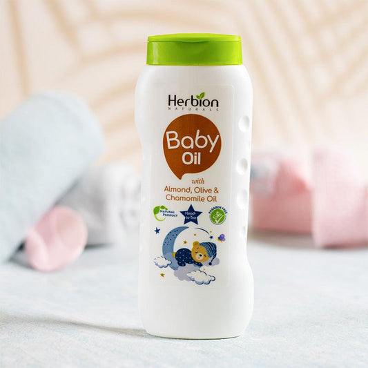 Herbion All Natural Baby Oil 200ml - Herbion Naturals