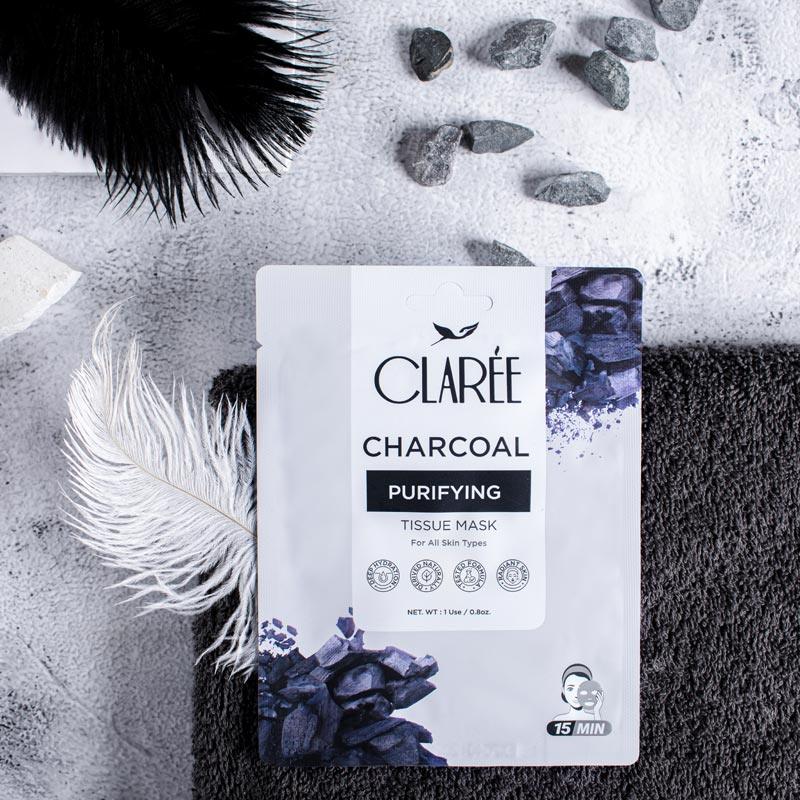 CLAREE Charcoal Purifying Tissue Mask