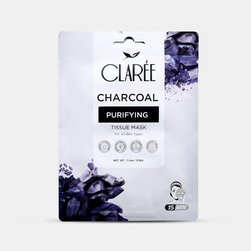 CLAREE Charcoal Purifying Tissue Mask - Herbion Naturals