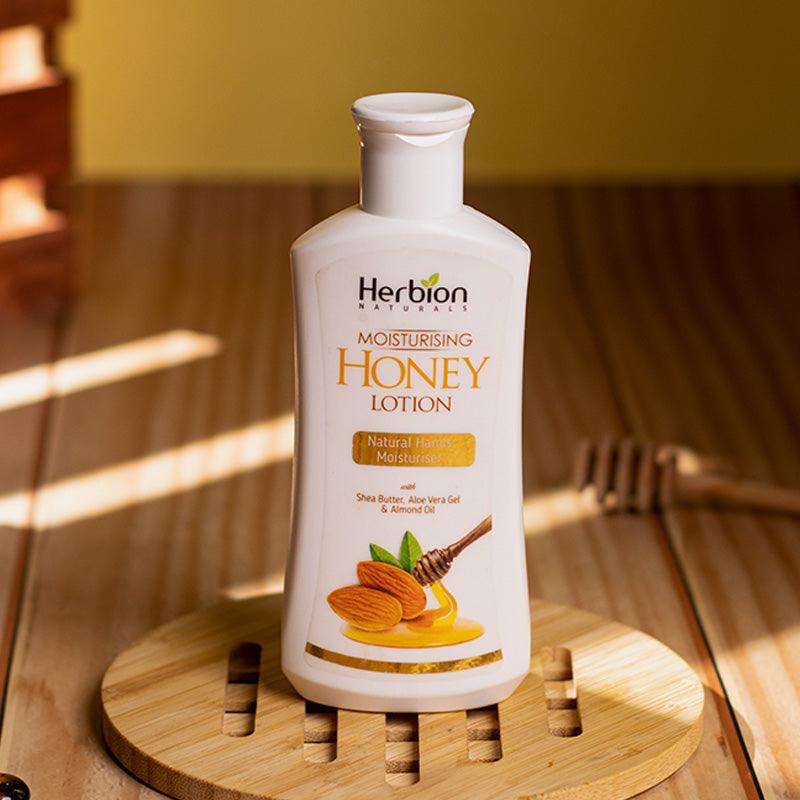 Herbion Moisturizing Honey Lotion 200ml - Natural Skin Moisturizer - Herbion Naturals