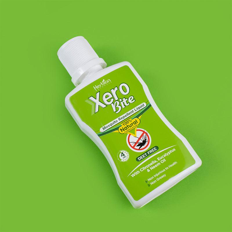 Xero Bite – Mosquito Repellent Liquid - 100% Natural - DEET Free Formula 50ml - Herbion Naturals