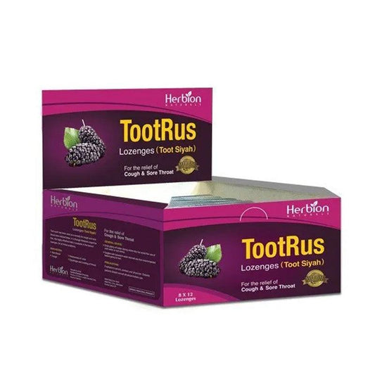 Toot Rus (12 x 8 Lozenges Strip in 1 x Box) - Herbion Naturals